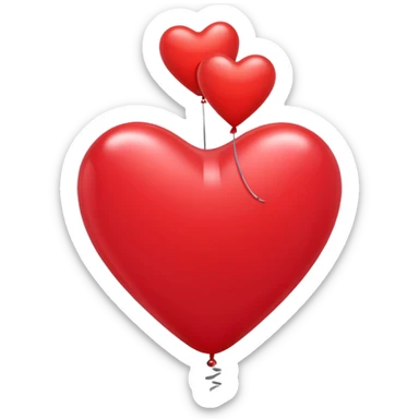 heart carnival  sticker