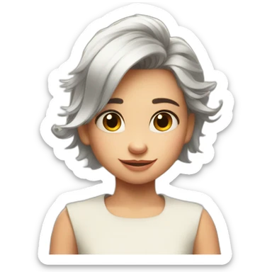 Cute girl Pixar Disney looking dragon sticker