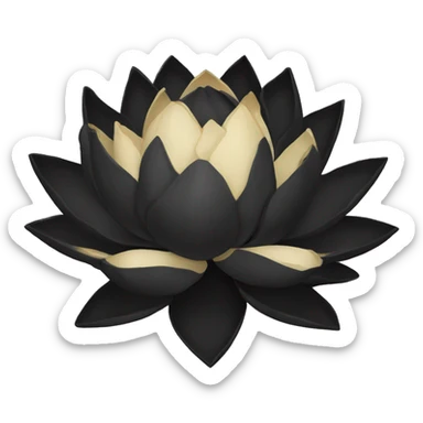 Black lotus like this 🪷  sticker