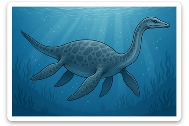 Plesiosaurus sticker