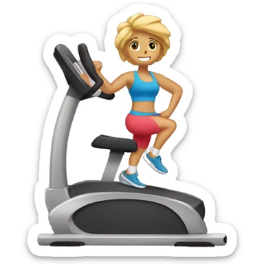 Workout sticker