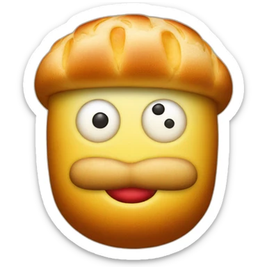 Bonhomme en brioche sticker