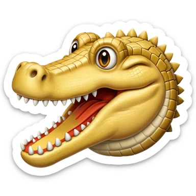 Beige crocs- Just one sticker