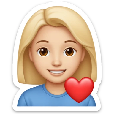 Emoji cœur Guy Pages  sticker