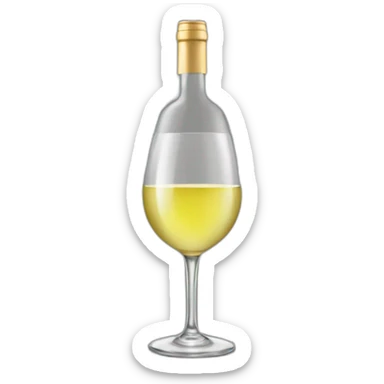 Whitewine sticker