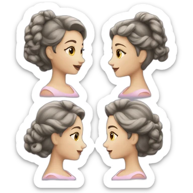 elegant grils sticker