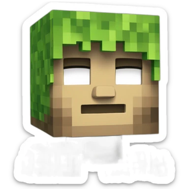 Creeper Minecraft sticker