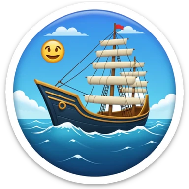 mundo, brujúla, navegar sticker