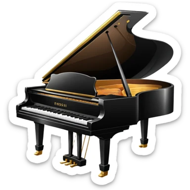 Piano sticker