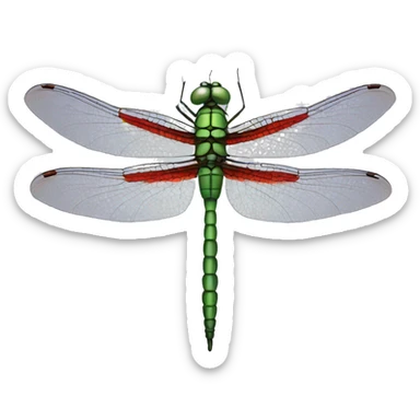 Dragonfly sticker