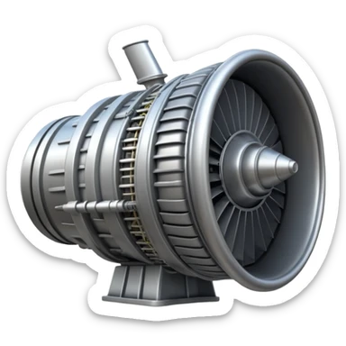 generate a very realistic jet engine for a Shahed drone sticker
