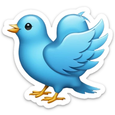 Twitter X Logo sticker