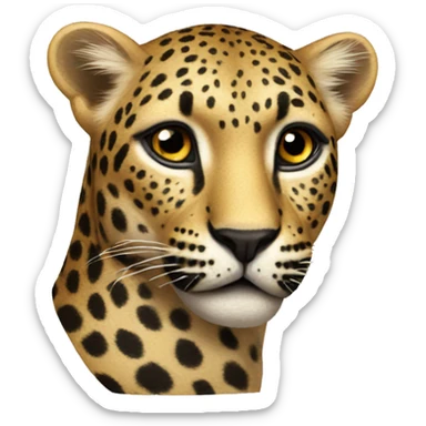 Leopard sticker