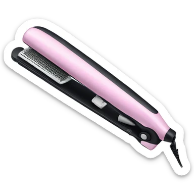 hair straightener  sticker