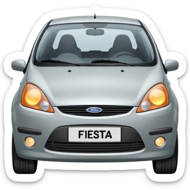 light grey ford fiesta from 2003 sticker