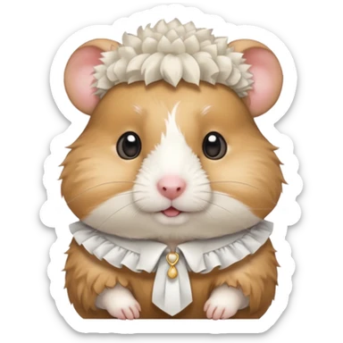 rococo fancy hamster sticker