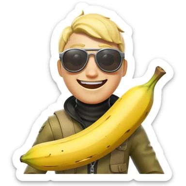 Peely from Fortnite sticker