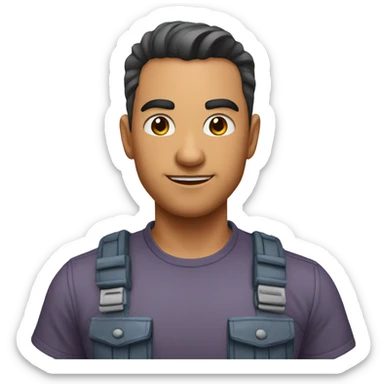 emoji 1 flor cravo vermelho sticker