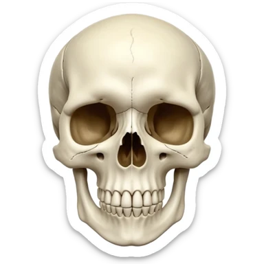 skull ribs humerus carpals femur tarsals  sticker