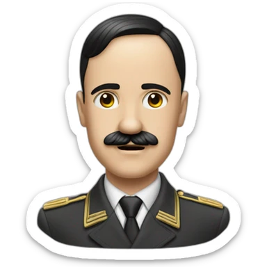 Hitler qui fait un doigt d’honneur sticker
