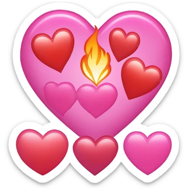 ❤️‍🔥💕 sticker