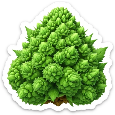 weed nug sticker