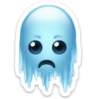 ice ghost sticker