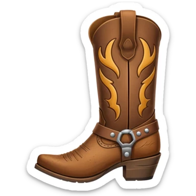 Cowboy boot  sticker