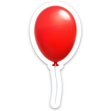 Only Red colour image sticker