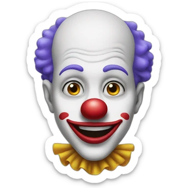 Clown fou sticker