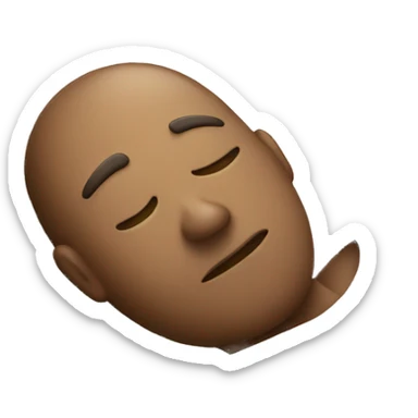 Very attractive  man sleeping on worlds most plush and comfort bed  sticker