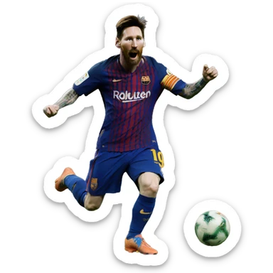 messi dancing sticker