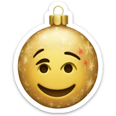 Christmas decoration sticker