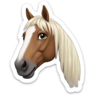 Beautiful horse sticker