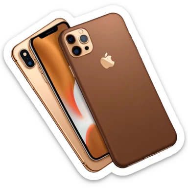 Brown 16 iPhone pro max sticker