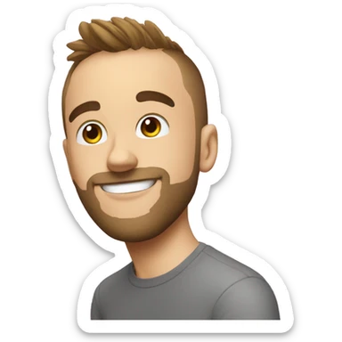 Squeezie qui fait c'est ciao sticker