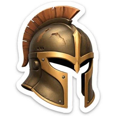 spartan helmet sticker