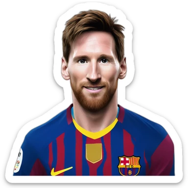 Messi sur halland sticker