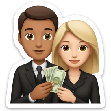 Erotic Sex money scene full height  sticker