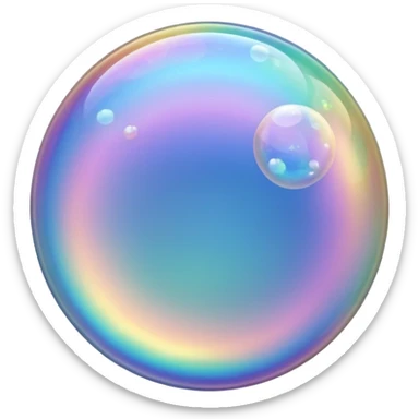 Soap Bubble sticker