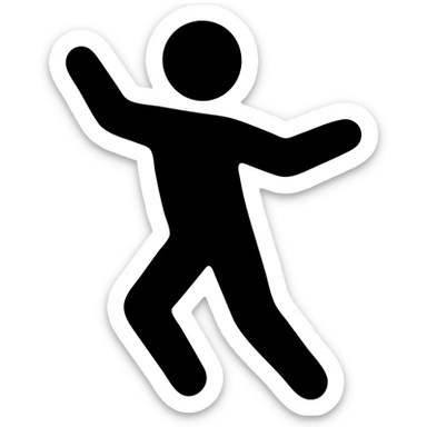 a person dancing sticker