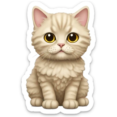 Selkirk Rex Cat sticker