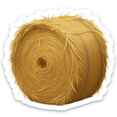 Hay bale sticker