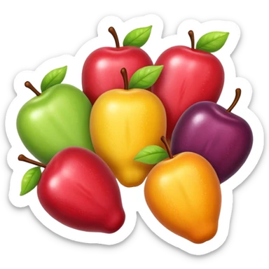 Candy-Coated Fruits sticker