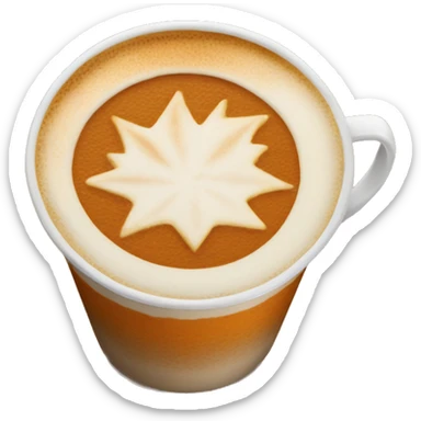 pumpkin spice latte sticker