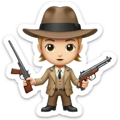 Une fée gangster sticker