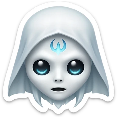Diablo blanco sticker