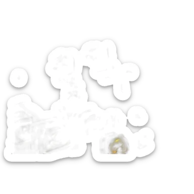 Create neon-lit, floating file folders in an organized, modern office." sticker