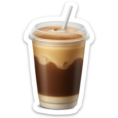 Ice coffee sticker