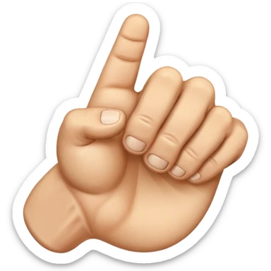 Palm in the stomach sticker